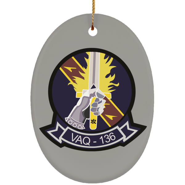 VAQ 136 1 Ornament - Oval