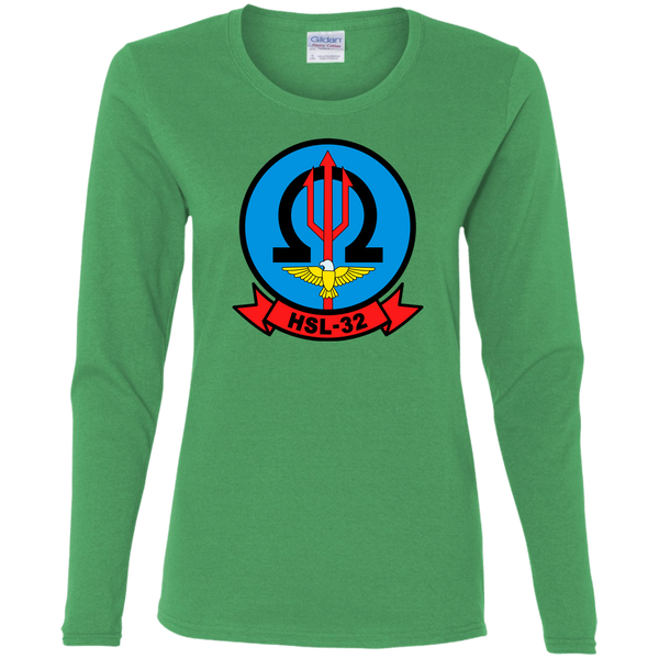 HSL 32 1 Ladies' Cotton LS T-Shirt