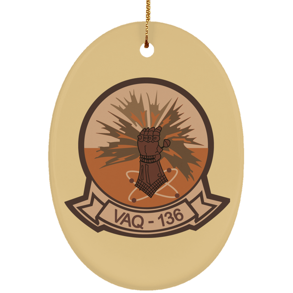 VAQ 136 2 Ornament - Oval