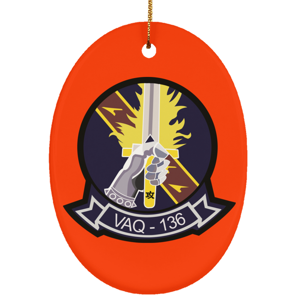 VAQ 136 1 Ornament - Oval