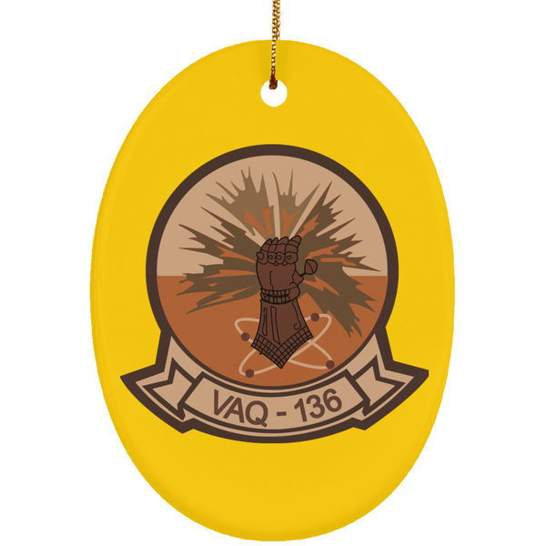VAQ 136 2 Ornament - Oval