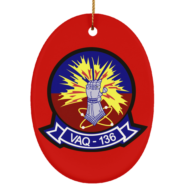 VAQ 136 3 Ornament - Oval