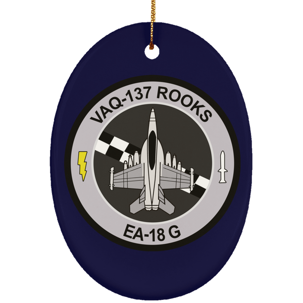 VAQ 137 5 Ornament - Oval
