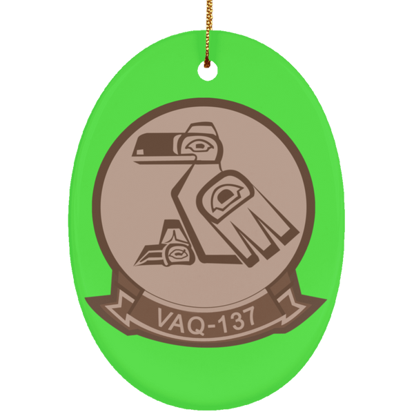 VAQ 137 2 Ornament - Oval