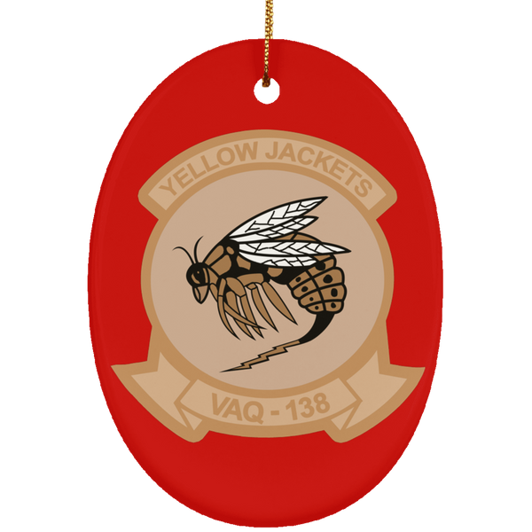 VAQ 138 2 Ornament - Oval