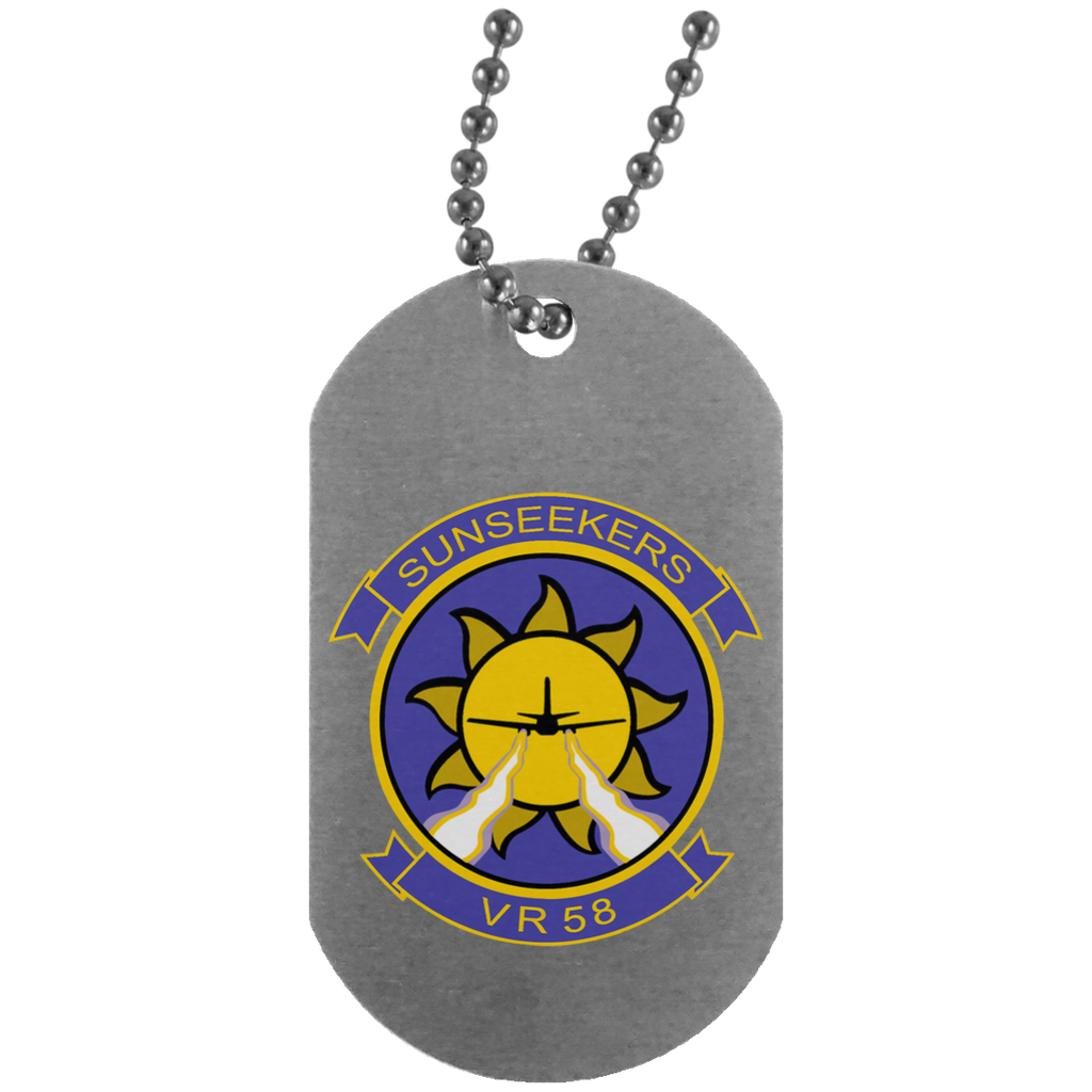 VR 58 1 Silver Dog Tag