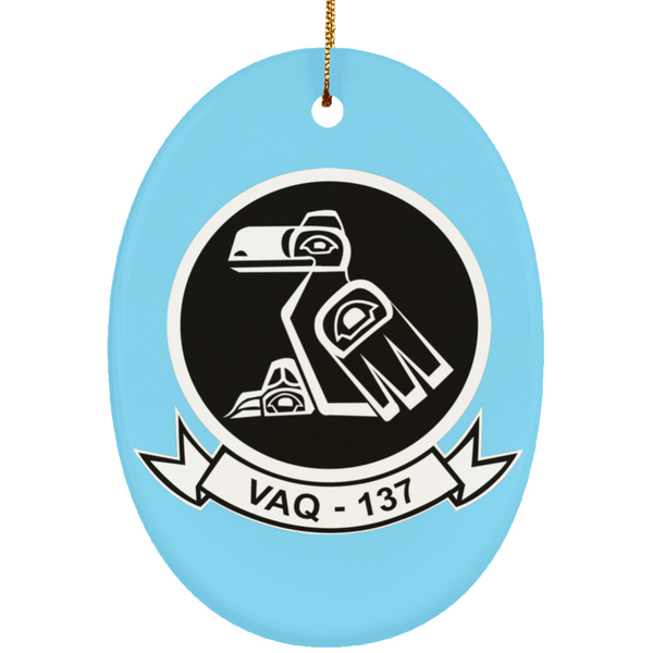 VAQ 137 3 Ornament - Oval