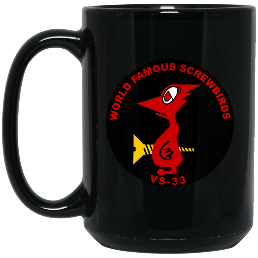 VS 33 2 Black Mug - 15oz