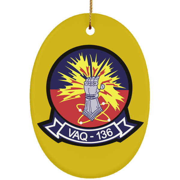 VAQ 136 4 Ornament - Oval