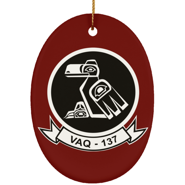 VAQ 137 3 Ornament - Oval