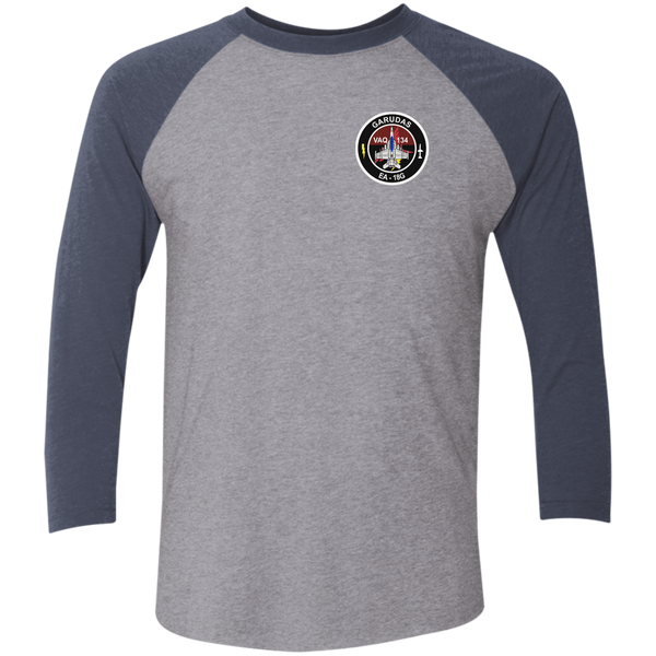 VAQ 134 4c Baseball Raglan T-Shirt
