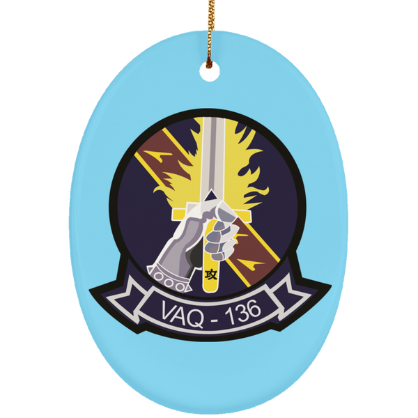 VAQ 136 1 Ornament - Oval