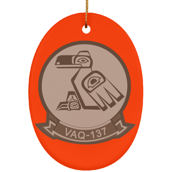VAQ 137 2 Ornament - Oval