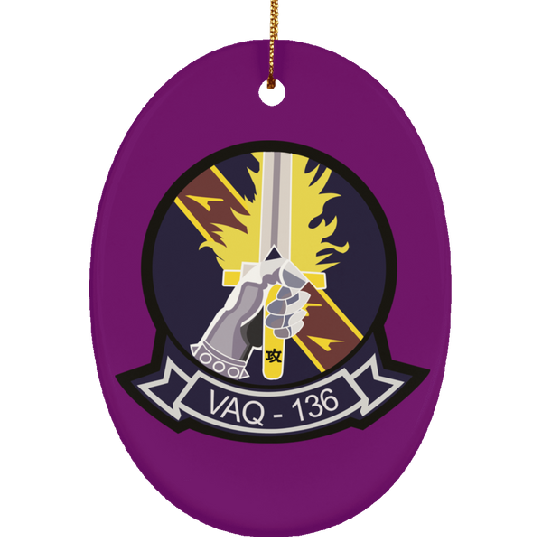 VAQ 136 1 Ornament - Oval