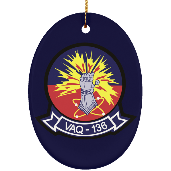 VAQ 136 4 Ornament - Oval