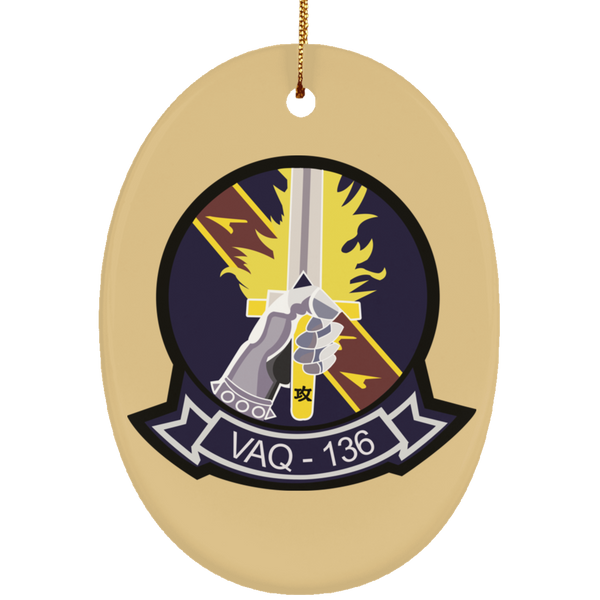 VAQ 136 1 Ornament - Oval