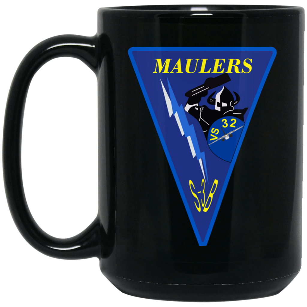 VS 32 2 Black Mug - 15oz