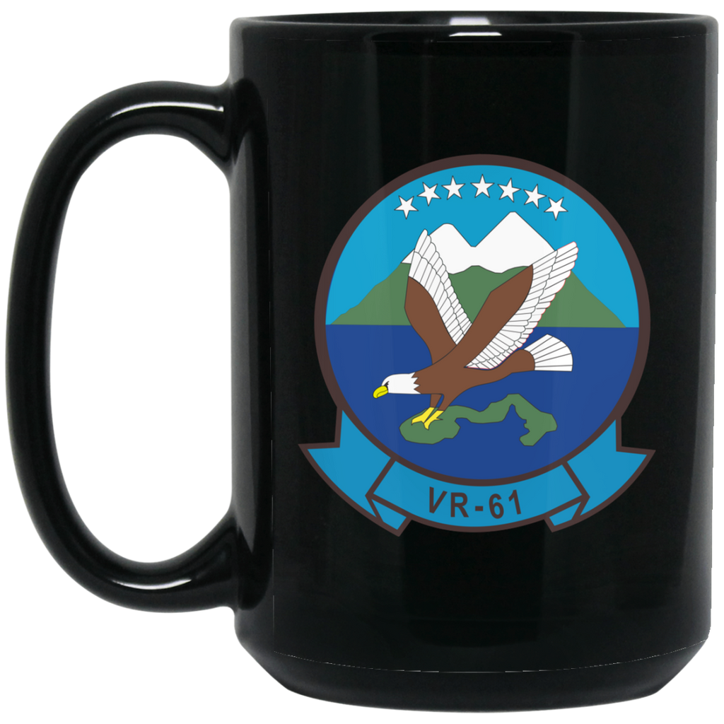 VR 61 Black Mug - 15oz