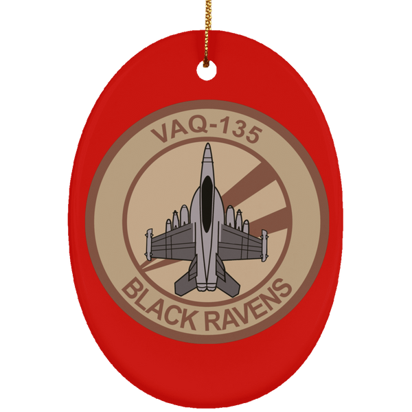 VAQ 135 6 Ornament - Oval