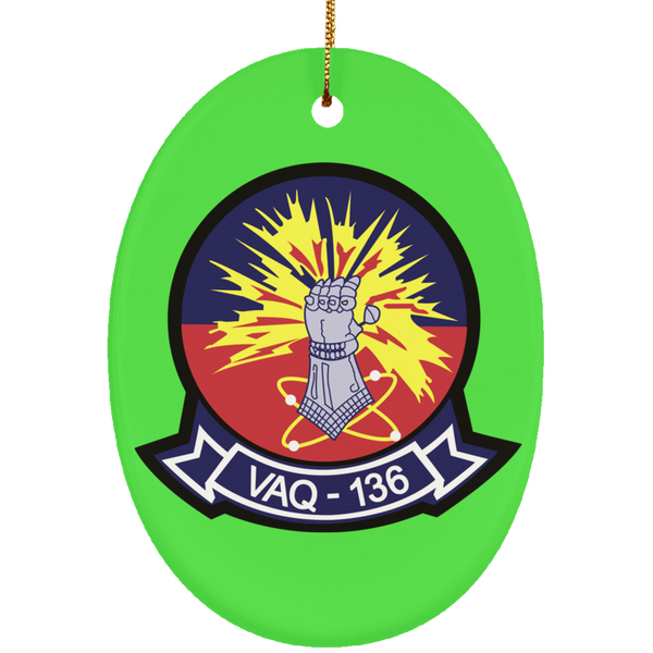 VAQ 136 4 Ornament - Oval