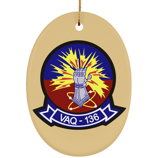 VAQ 136 3 Ornament - Oval
