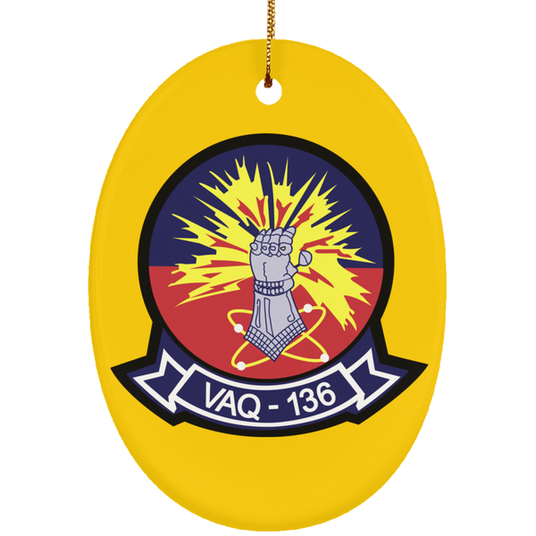 VAQ 136 4 Ornament - Oval