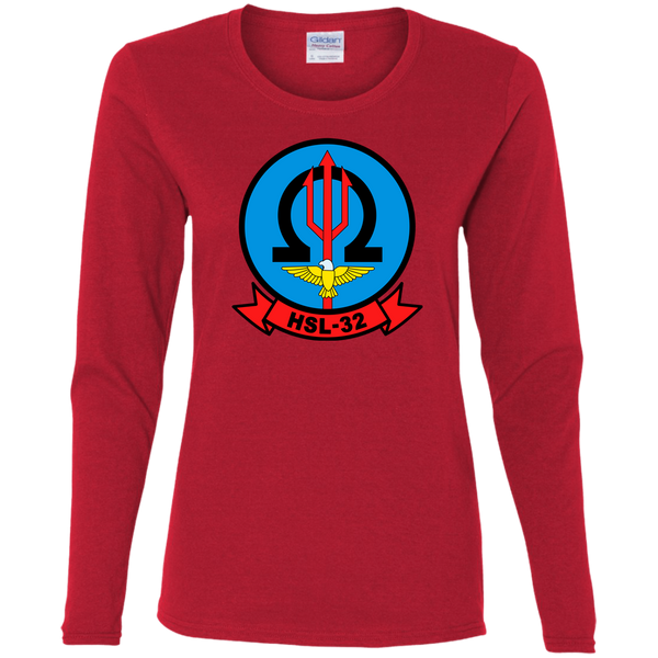 HSL 32 1 Ladies' Cotton LS T-Shirt
