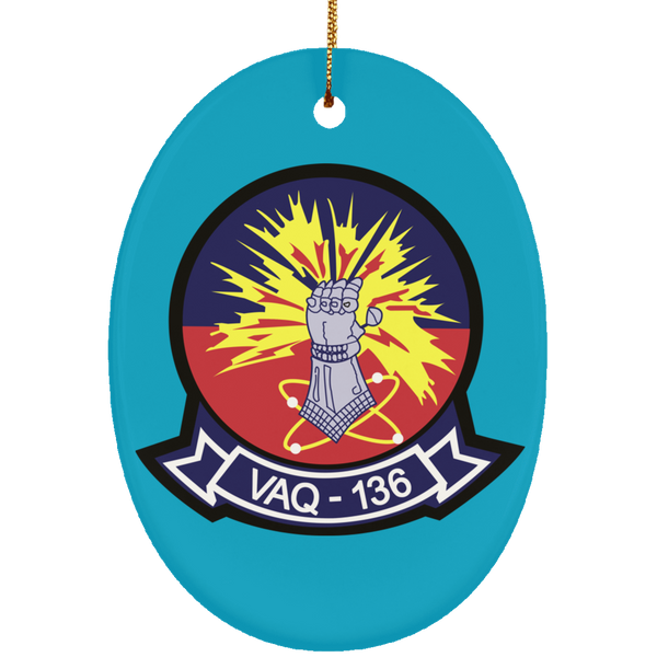 VAQ 136 4 Ornament - Oval
