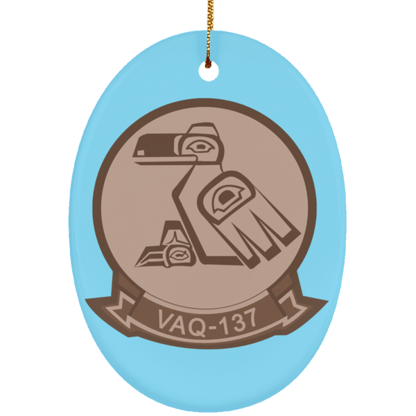 VAQ 137 2 Ornament - Oval