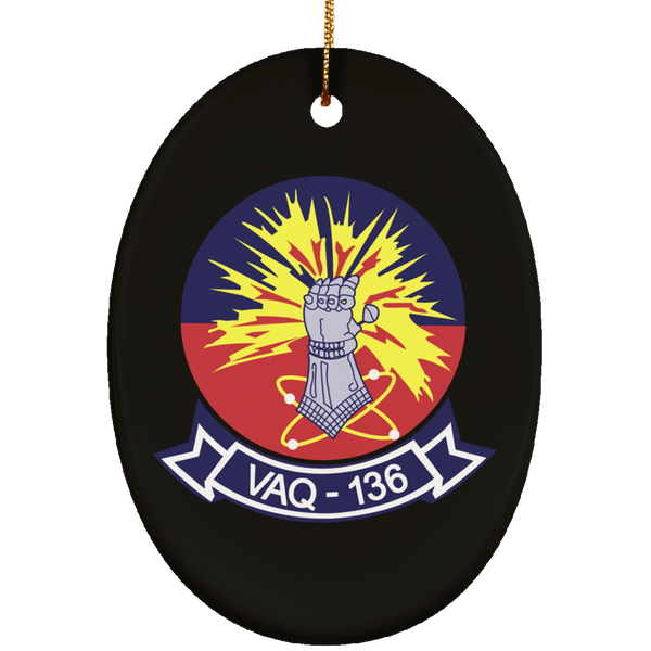 VAQ 136 4 Ornament - Oval