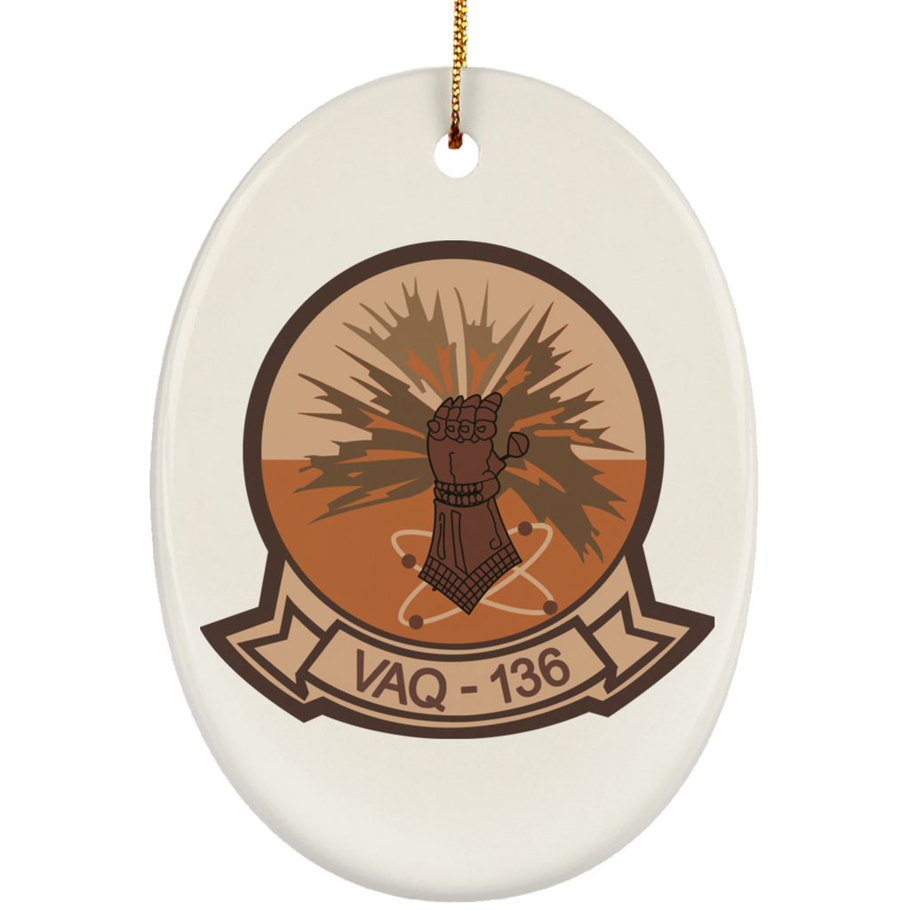 VAQ 136 2 Ornament - Oval