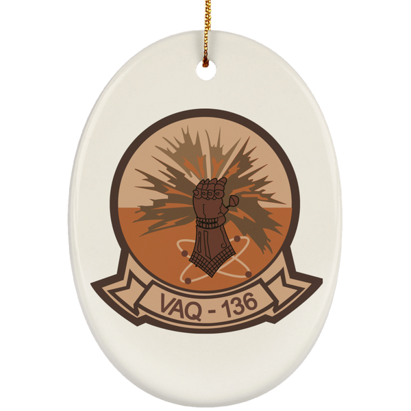 VAQ 136 2 Ornament - Oval