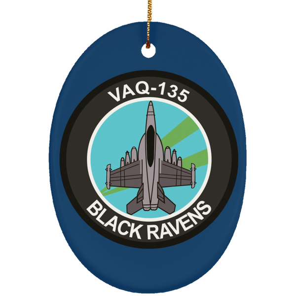 VAQ 135 5 Ornament - Oval