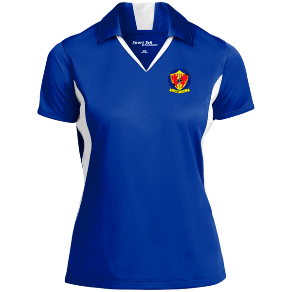 VAW 121 Ladies' Colorblock Performance Polo