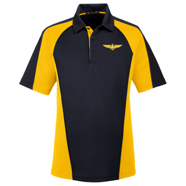 Aviator 1 Harriton Colorblock Polo