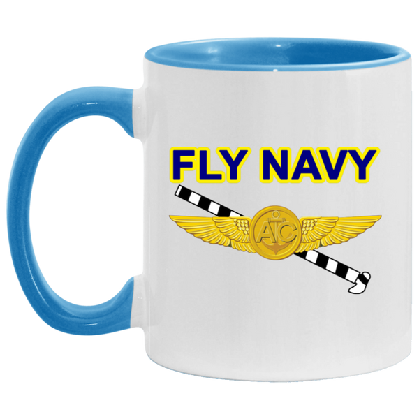 Fly Navy Tailhook 2 Accent Mug - 11oz