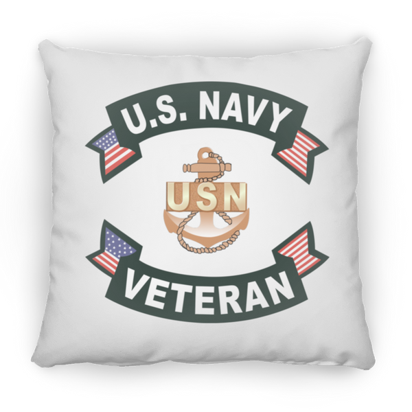 Navy Vet 1 Pillow - Medium Square