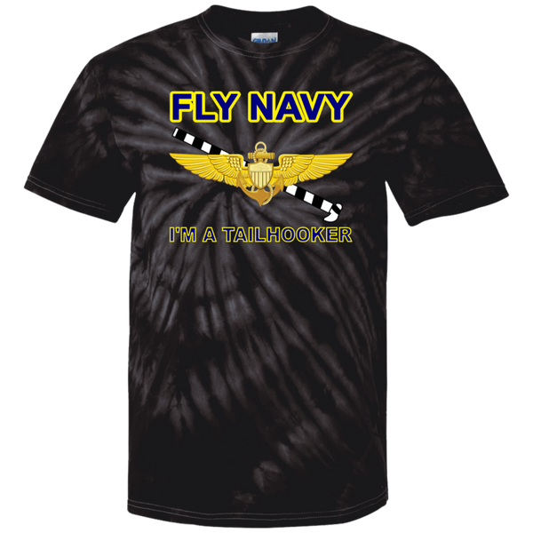 Fly Navy Tailhooker 1 Cotton Tie Dye T-Shirt