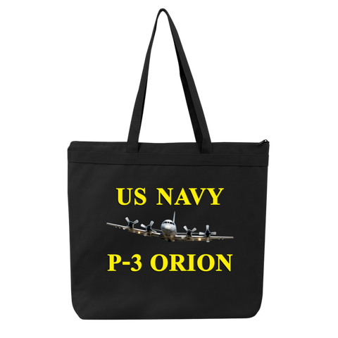 US Navy P-3 3 Melody Large Tote