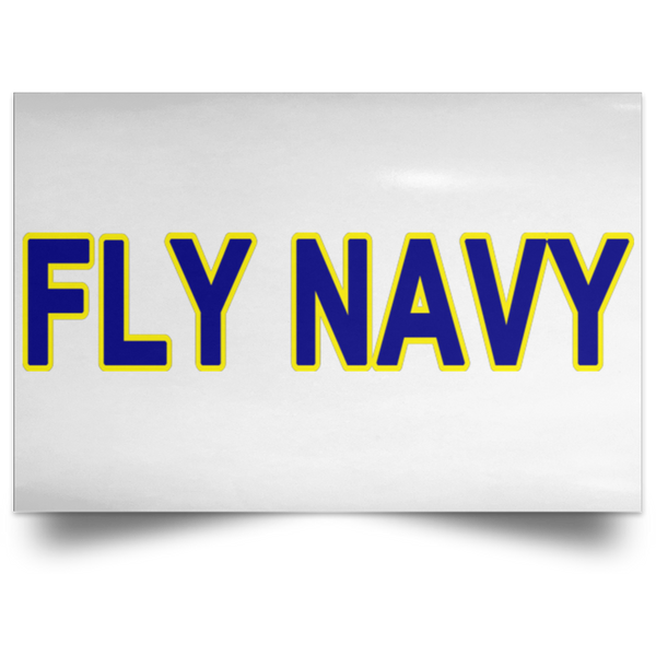 Fly Navy 2 Poster - Landscape