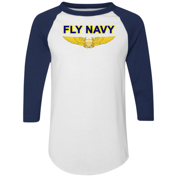 Fly Navy NFO Colorblock Raglan Jersey