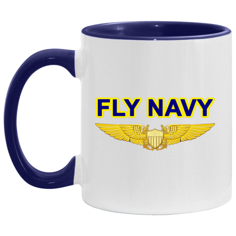 Fly Navy NFO Accent Mug - 11oz