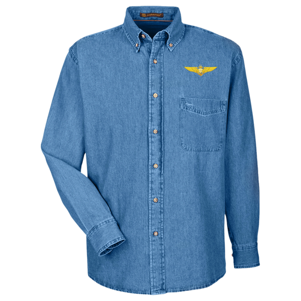 Aviator 1 Harriton LS Denim Shirt