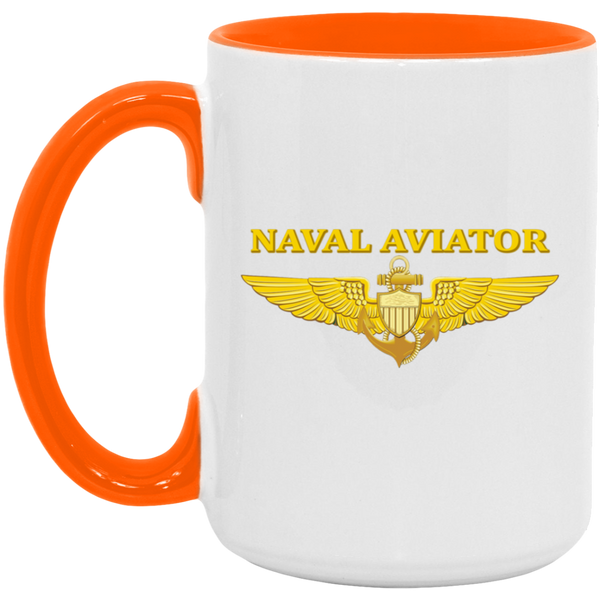 Aviator 2 Accent Mug - 15oz