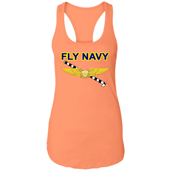 Fly Navy Tailhook 3 Ladies' Ideal Racerback Tank