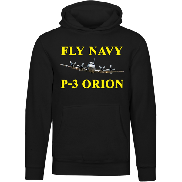 Fly Navy P-3 3 Lane Seven Unisex Premium Hoodie