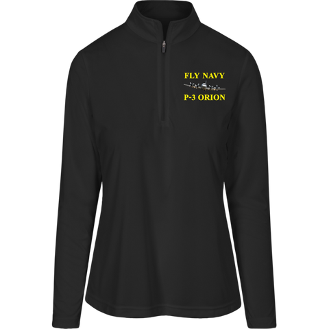 Fly Navy P-3 3 Team 365 Ladies' Zone Quarter Zip