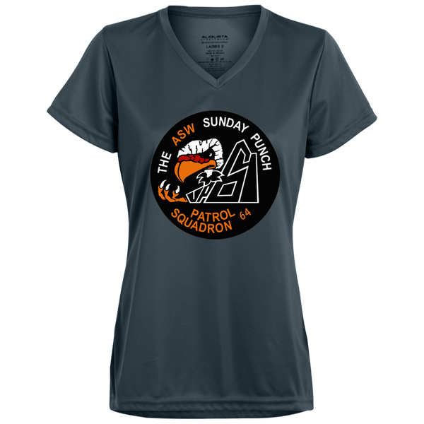 VP 64 1 Ladies’ Moisture-Wicking V-Neck Tee