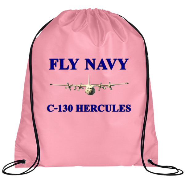 Fly Navy C-130 1 Drawstring Cinch Backpack