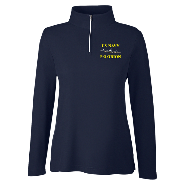 US Navy P-3 3 Core 365 Ladies' Fusion Quarter Zip